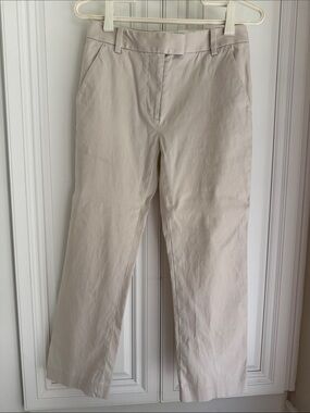 3.1 Phillip Lim Cream Cropped Ankle Pants